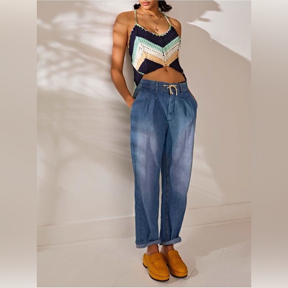 NEW Free People Swim Up Crop Tank Top - Picture 7 of 15